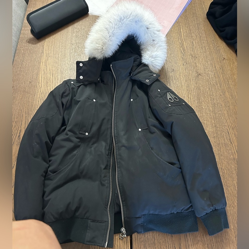 Moose knuckle jacket in great condition. perfect for the winter.